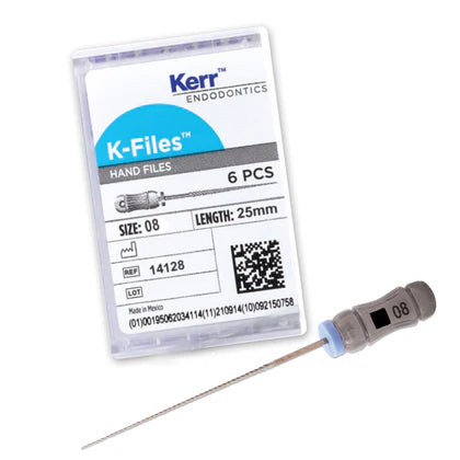 Kerr K-Files 25mm Stainless Steel Files Kerr K-Files 25mm Stainless Steel Files